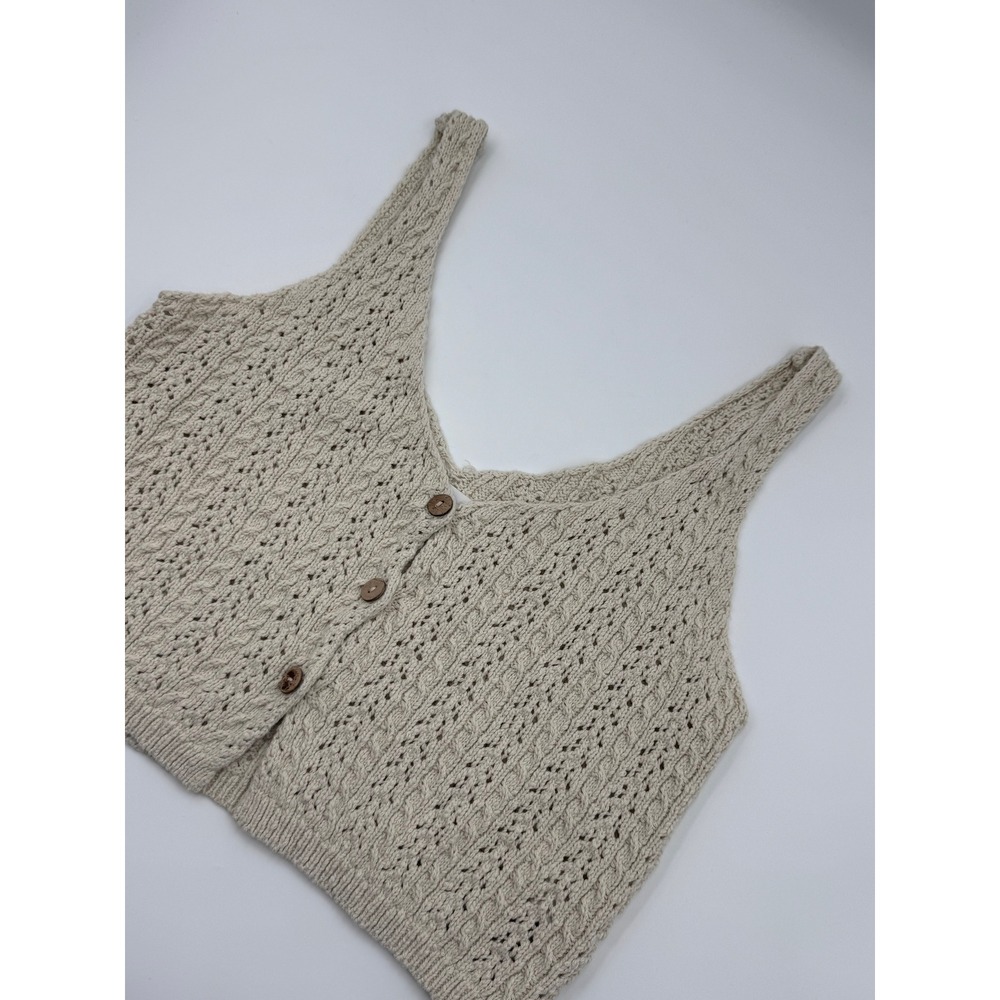 Lucca Neutral‎ Crochet Cami Top